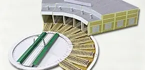 Бумажная модель Веерное депо