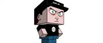 Бумажная модель Рэпер MC Chris [cubeecraft]