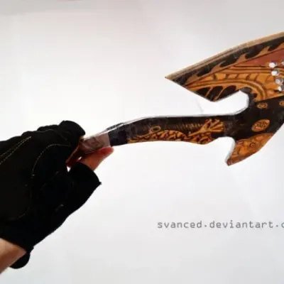 Бумажная модель Боевой топор Combat Axe Royal Dragon (Crossfire)