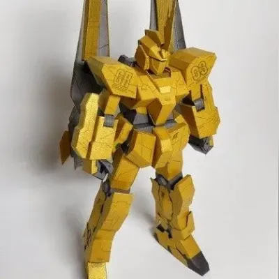 Бумажная модель Робот RX-0 Unicorn Gundam 03 Phenix (Gundam)
