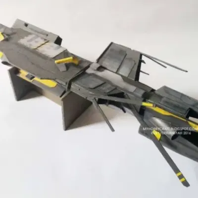 Бумажная модель Космический корабль ISC Bedhoel