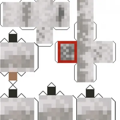Белый прирученный волк(10 inch Proportion)
