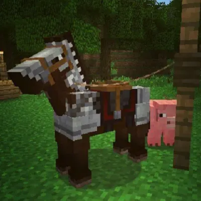 Лошадь(Brown with Iron Armour)