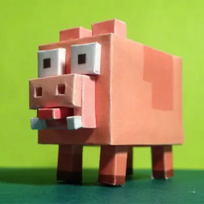 Большая Толстая Свинья(Crossy Road)