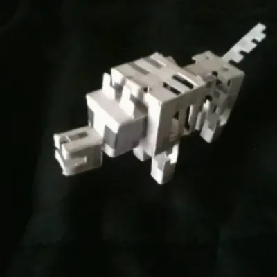 Костяной волк(Minecraft Earth)