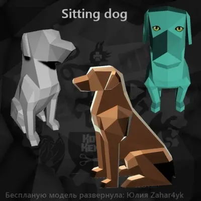 Сидящая собака / Sitting dog