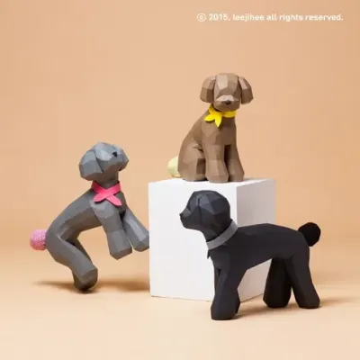 Big-dog Poodle by Lee Jihee