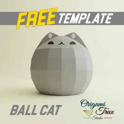 Кошка шарик