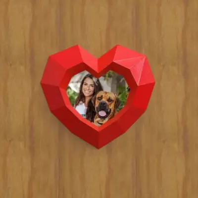 Сердце-фоторамка / Heart photoframe / Corazon marco de foto