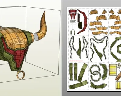 Rock Bison Helmet (Tiger and Bunny)