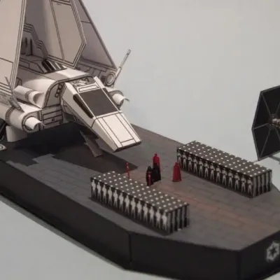 Диорама «Прибытие императора» (Star Wars)